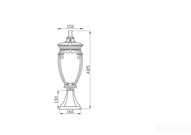Ландшафтный светильник Outdoor O414FL-01GB