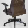 TopChairs Studio офисное коричневое в обивке из экокожи и текстиля с сеткой, механизм качания To TopChairs Studio офисное коричневое в обивке из экокожи и текстиля с сеткой, механизм качания To