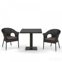 Комплект плетеной мебели T605SWT/Y97B-W53 Brown 2Pcs