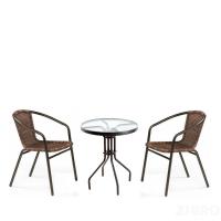 Комплект мебели Асоль-1CD CDC02/TLH060-D60 Brown (2+1)