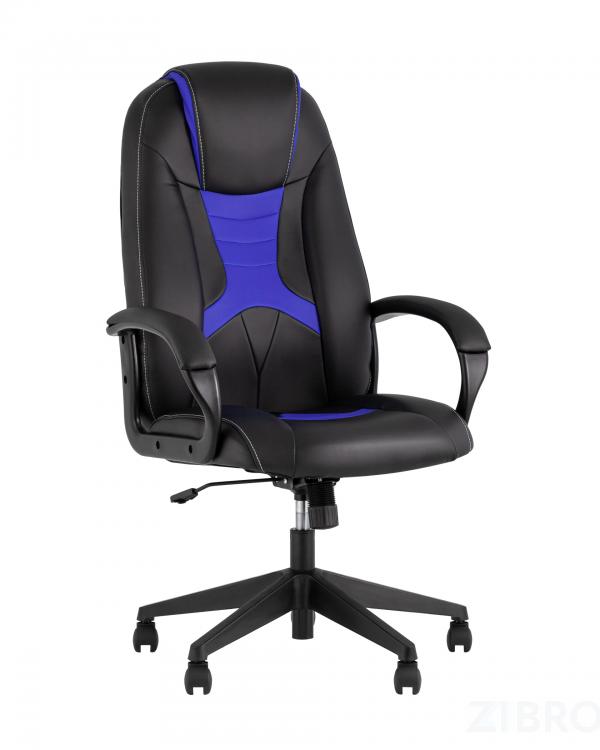 TopChairs ST-CYBER 8 черный/синий эко.кожа крестовина пластик TopChairs ST-CYBER 8 черный/синий эко.кожа крестовина пластик