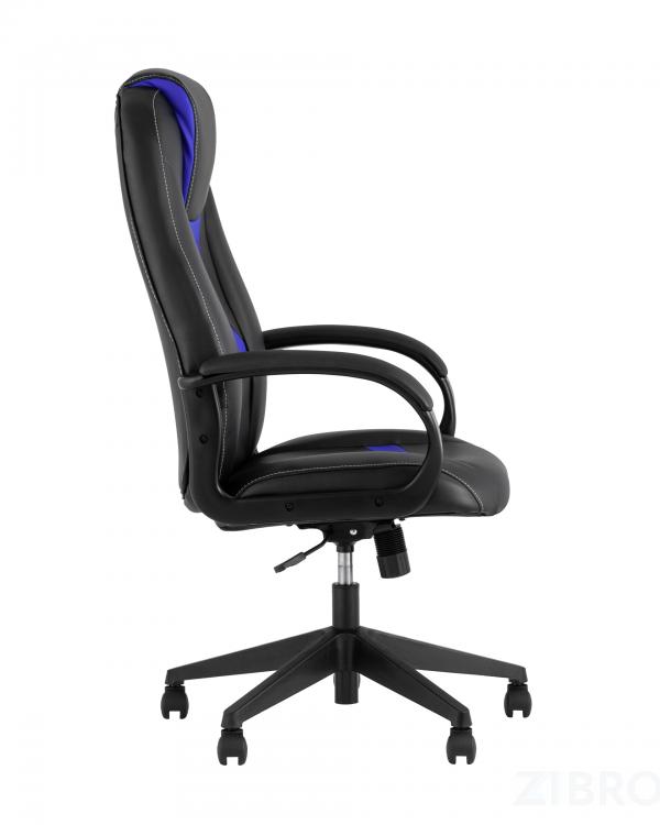 TopChairs ST-CYBER 8 черный/синий эко.кожа крестовина пластик TopChairs ST-CYBER 8 черный/синий эко.кожа крестовина пластик