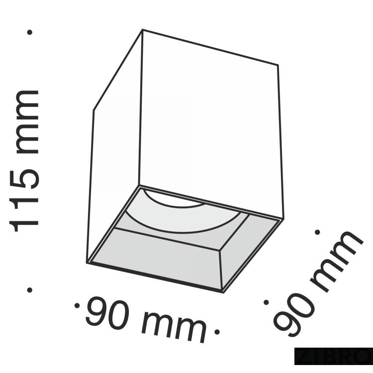 Потолочный светильник Technical C015CL-01W