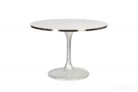 33FS-21009STOL/OB Стол обеденный Misty White d110*75,5см