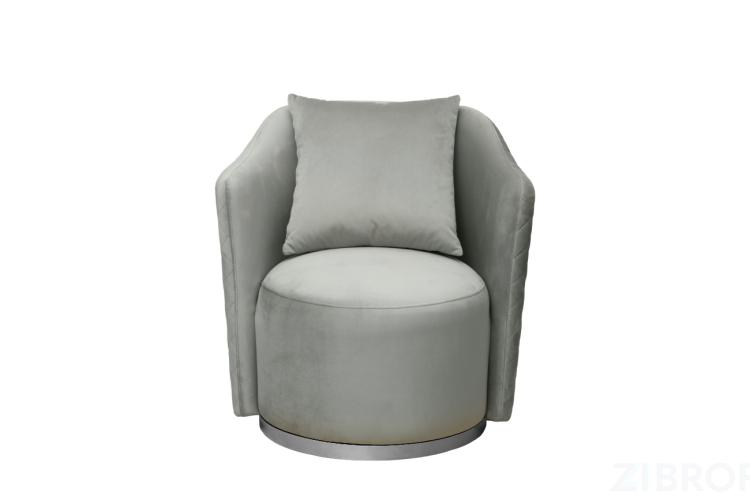 Кресло Verona/VD вращающееся, велюр мятный Colt025-MINT/хром 70*77*80см
