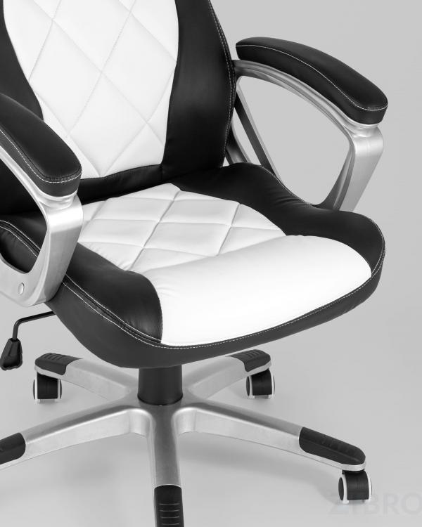 Игровое кресло компьютерное TopChairs Continental белое геймерское Игровое кресло компьютерное TopChairs Continental белое геймерское