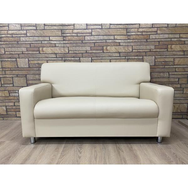 Диван офисный Клерк 3 двойной Размер: 152 х 80 см, бежевый Ecotex 3014