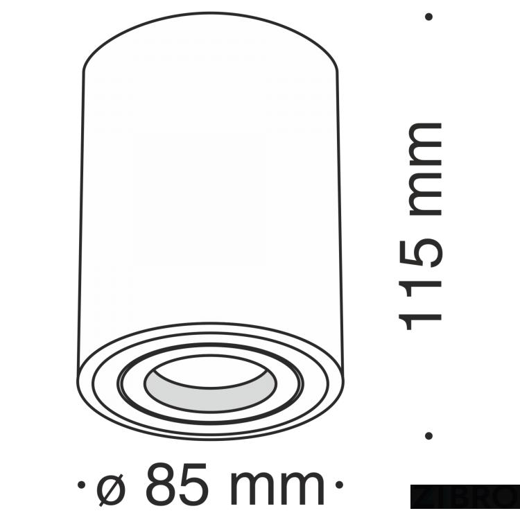 Потолочный светильник Technical C016CL-01B