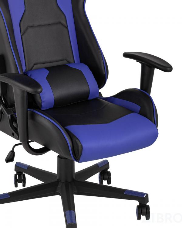 Игровое кресло TopChairs Diablo синее геймерское Игровое кресло TopChairs Diablo синее геймерское