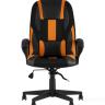 TopChairs ST-CYBER 9 черный/оранжевый текстиль/эко.кожа крестовина пластик TopChairs ST-CYBER 9 черный/оранжевый текстиль/эко.кожа крестовина пластик