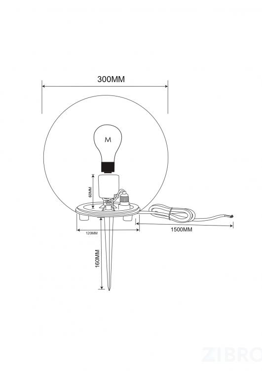 Ландшафтный светильник Outdoor O594FL-01W
