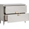 151SV-000012 Комод бежевый 2 ящика 100*80*40см
