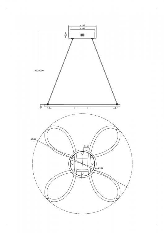 Подвесной светильник Freya FR6047PL-L70W Подвесной светильник Freya FR6047PL-L70W