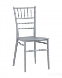 Стул Chiavari (Кьявари) пластик серебряный обеденный для кухни