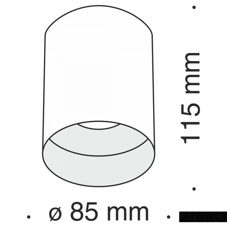 Потолочный светильник Technical C014CL-01B
