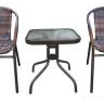 Комплект мебели Асоль-3B TLH-037B/055S-45х45 Brown (2+1)