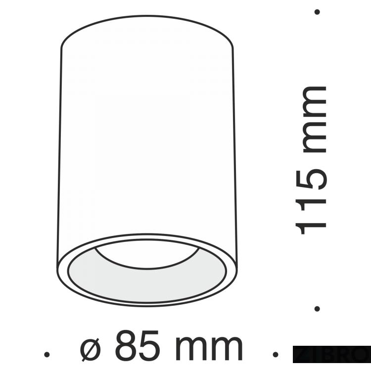 Потолочный светильник Technical C012CL-01B