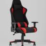 Игровое кресло компьютерное TopChairs Maybach черно-красное геймерское