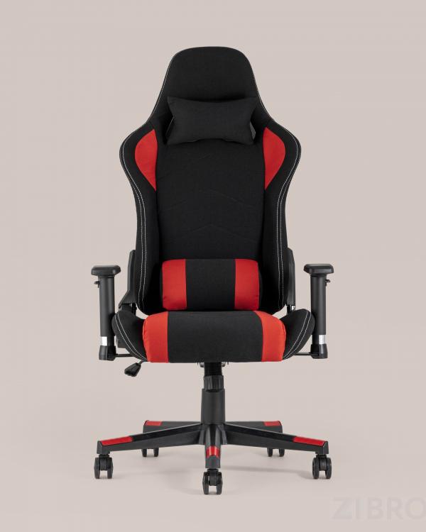 Игровое кресло компьютерное TopChairs Maybach черно-красное геймерское