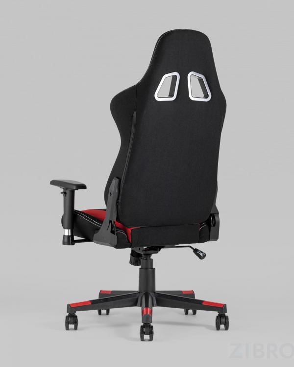 Игровое кресло компьютерное TopChairs Maybach черно-красное геймерское