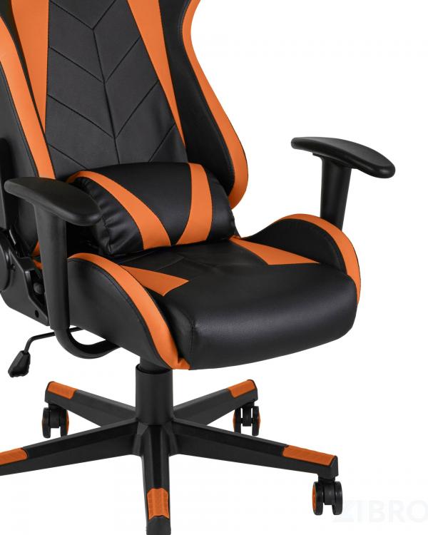 Игровое кресло TopChairs Gallardo оранжевое геймерское Игровое кресло TopChairs Gallardo оранжевое геймерское