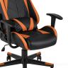 Игровое кресло TopChairs Gallardo оранжевое геймерское Игровое кресло TopChairs Gallardo оранжевое геймерское