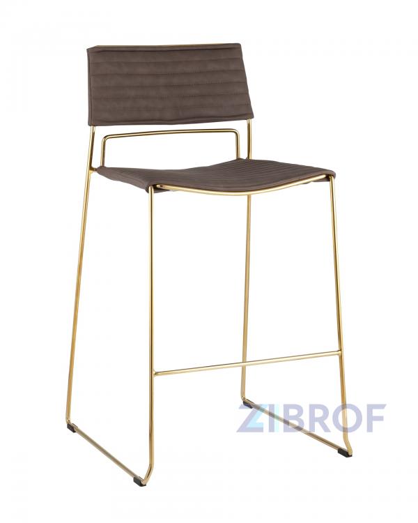 Стул Дэйзи полубарный коричневый экокожа Стул Дэйзи полубарный коричневый экокожа