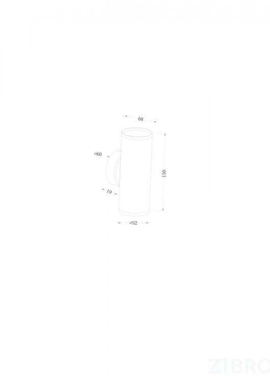 Настенный светильник (бра) Technical C068WL-02W