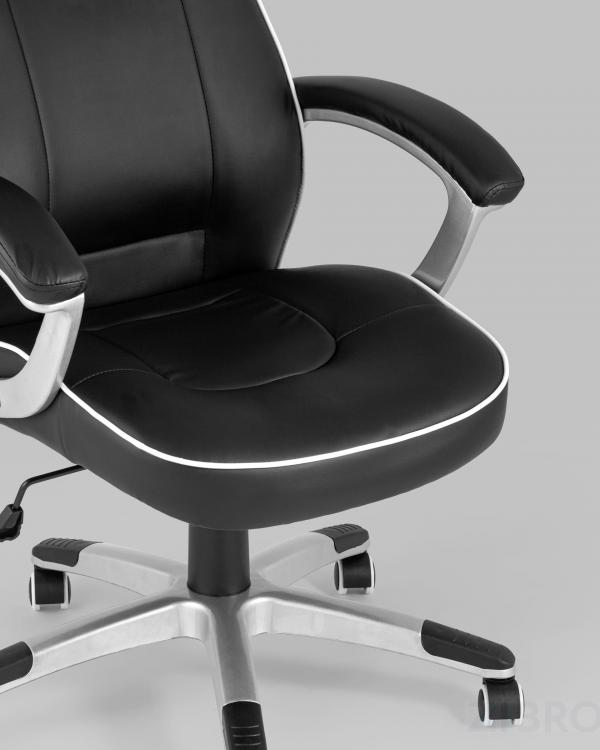 Игровое кресло компьютерное TopChairs Phantom черное геймерское Игровое кресло компьютерное TopChairs Phantom черное геймерское