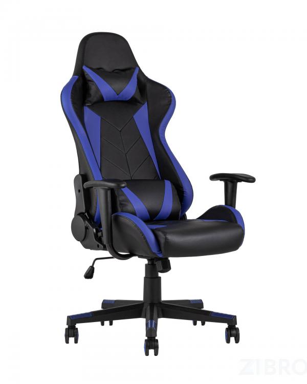 Игровое кресло TopChairs Gallardo синее геймерское Игровое кресло TopChairs Gallardo синее геймерское