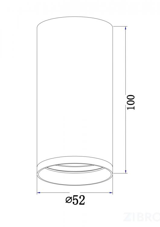 Потолочный светильник Technical C052CL-01B