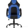 Игровое кресло TopChairs Racer Midi черно-синее геймерское Игровое кресло TopChairs Racer Midi черно-синее геймерское