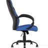 Игровое кресло TopChairs Racer Midi черно-синее геймерское Игровое кресло TopChairs Racer Midi черно-синее геймерское