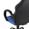 Игровое кресло TopChairs Racer Midi черно-синее геймерское Игровое кресло TopChairs Racer Midi черно-синее геймерское