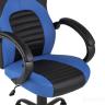 Игровое кресло TopChairs Racer Midi черно-синее геймерское Игровое кресло TopChairs Racer Midi черно-синее геймерское