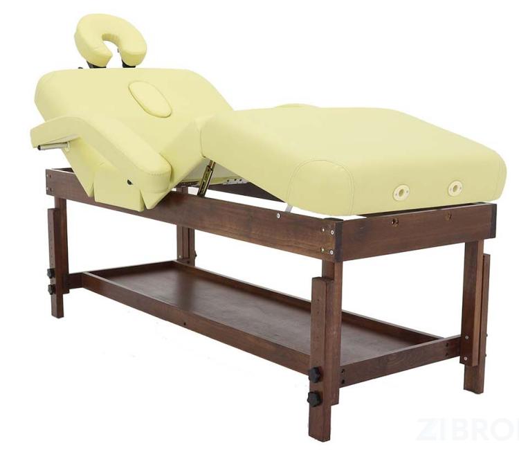 Стационарный массажный стол деревянный FIX-0A (МСТ-15Л)