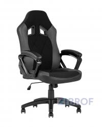 Игровое кресло компьютерное TopChairs Skyline серое геймерское