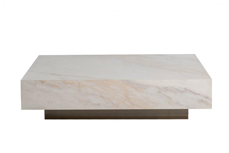 57EL-93601 Стол журнальный АГАТ (AGATE) светлый керамический 120*80*29см 57EL-93601 Стол журнальный АГАТ (AGATE) светлый керамический 120*80*29см
