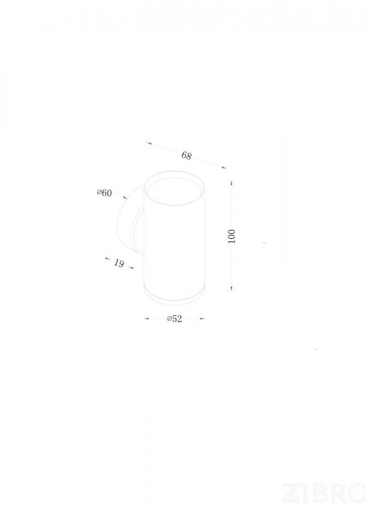 Настенный светильник (бра) Technical C068WL-01B