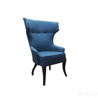 Кресло БЕРАРДО МОДЕРН размер: 69 х 80 см, текстиль цвет синий