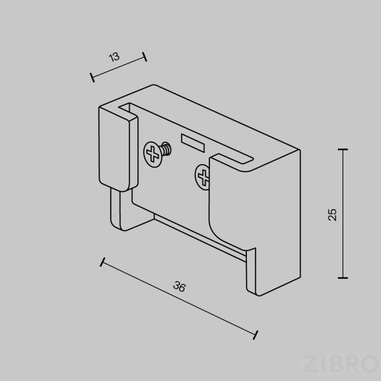 Комплектующие для текстильной подвесной системы Technical TRA130BECDuo-B