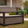 Сундук-скамья HUDSON STORAGE BENCH, коричневый