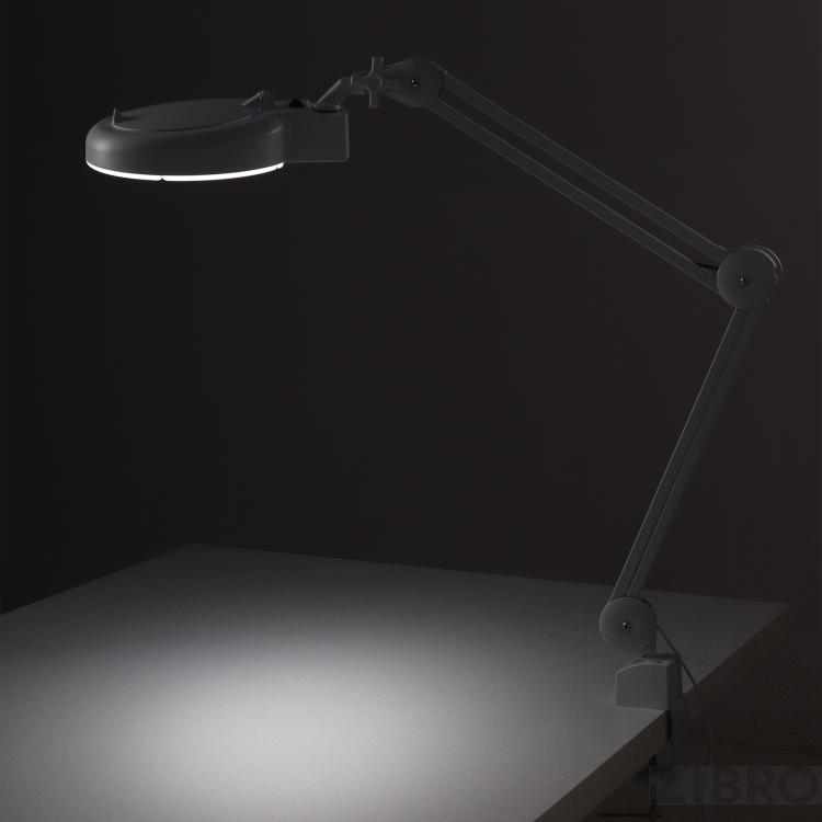 Лампа-лупа бестеневая на штативе 9001LED (9001LED)