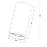 Трековый светильник Technical TR020-1-GU10-B