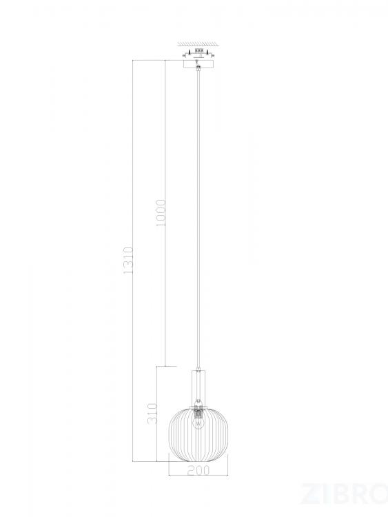 Подвесной светильник Freya FR8012PL-01AM