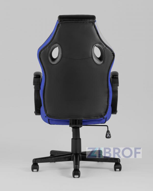 Игровое кресло компьютерное TopChairs Sprinter синее геймерское Игровое кресло компьютерное TopChairs Sprinter синее геймерское
