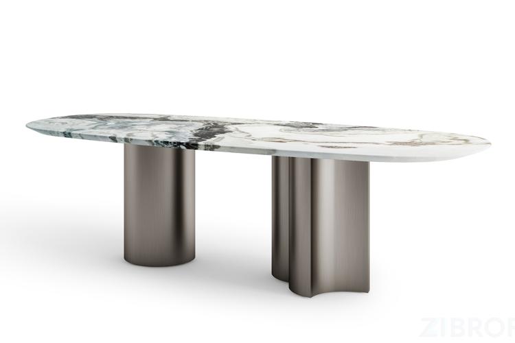 160KD-60080 Стол обеденный, мрамор Picasso 240*110*75см 160KD-60080 Стол обеденный, мрамор Picasso 240*110*75см