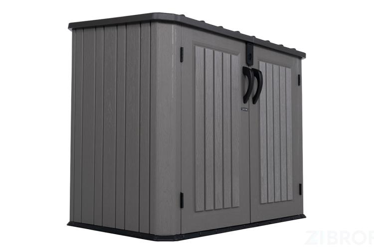 Ящик пластиковый WoodLook, 1380 л, серый