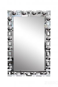 50SX-9302 Зеркало прямоуг. рама с зеркальными вставками 115*75см