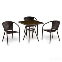Комплект плетеной мебели T283BNT/Y137C-W51 Brown 3Pcs